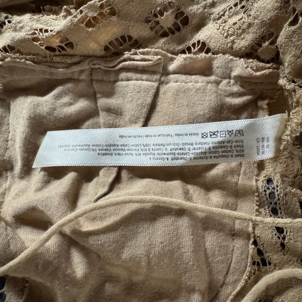 Lace Trim Tan Bralette Free People